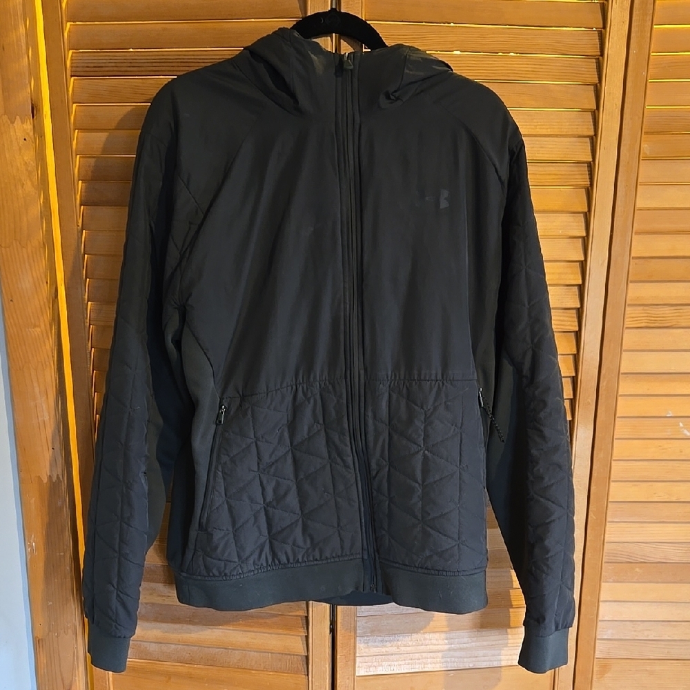 Men's Large Under Armour Coldgear Green Jacket